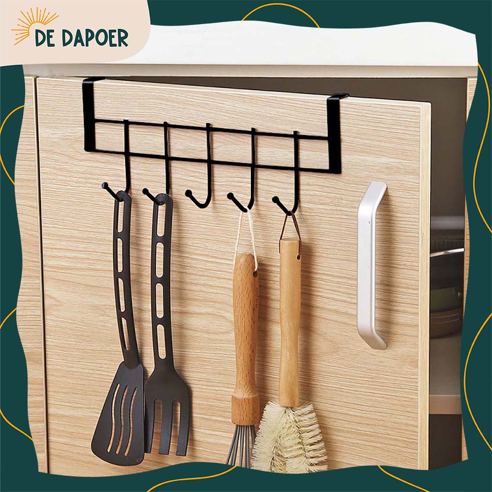 Jual Gantungan Alat Dapur Kapstok Besi Tanpa Paku Bor Hook Gantung ...