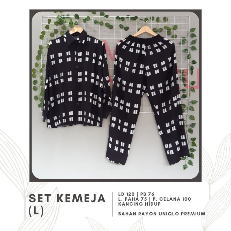 Set Kemeja Tie Dye Wanita