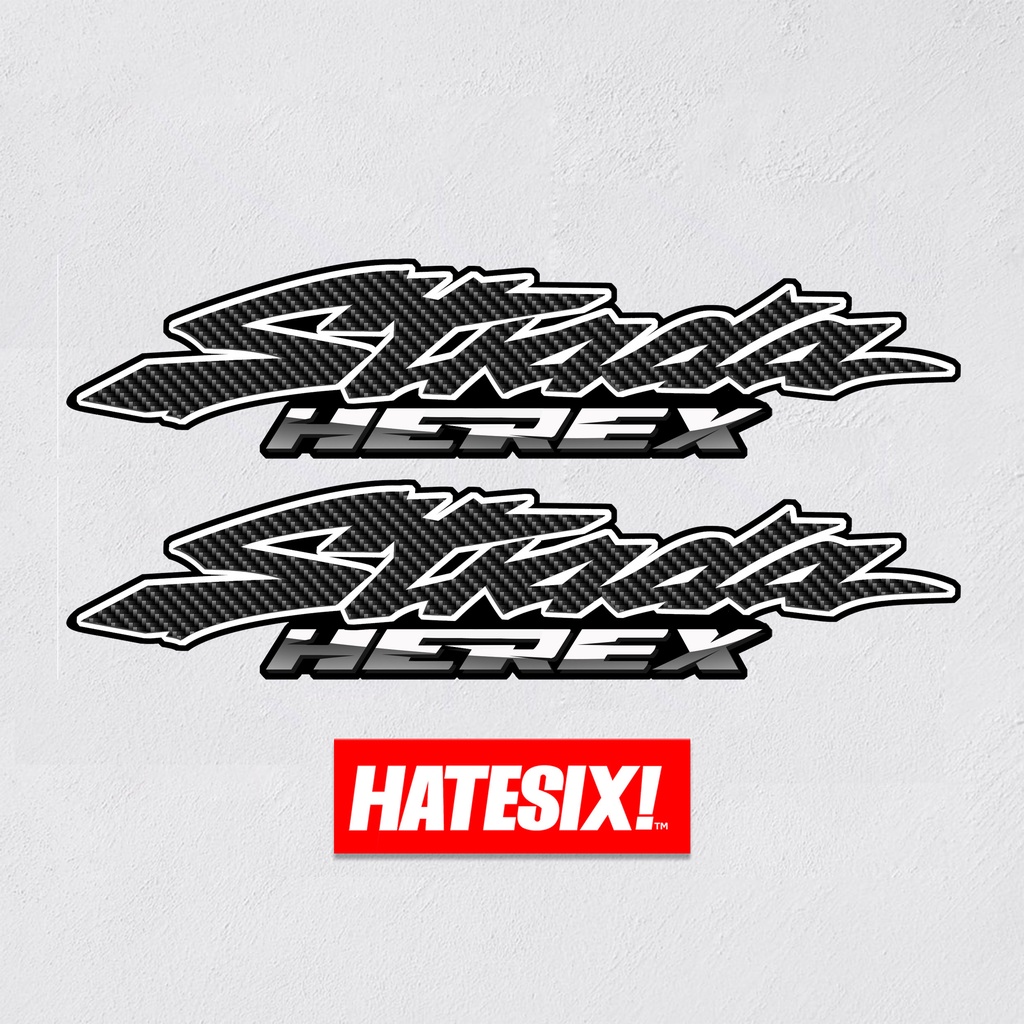 Stiker Sticker Decal Honda Strada Herex Hatesix