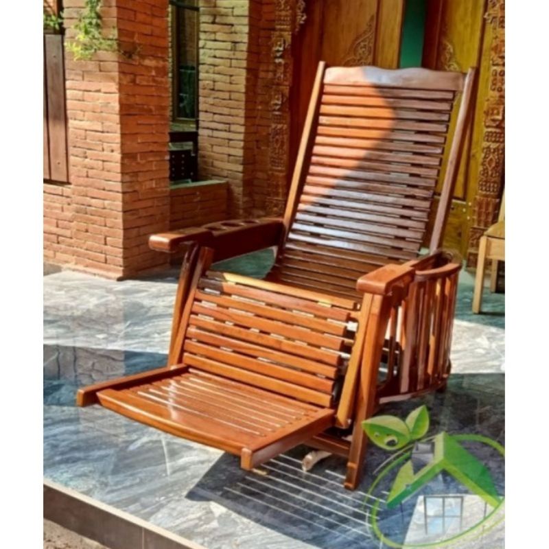 KURSI MALAS KAYU JATI