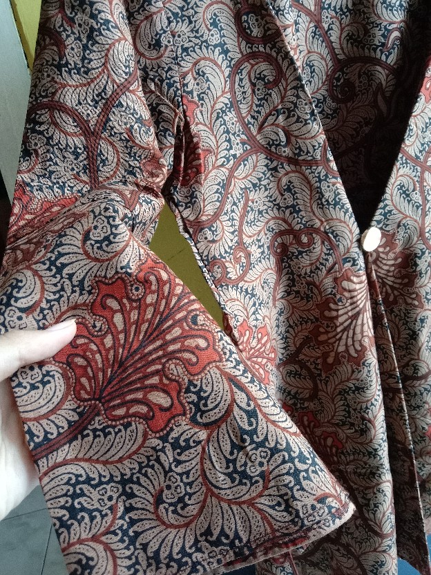 Batik Dolby Dolbi Dobby Doby Tenun Sutra Tulis Katun Atbm Baron Atasan Batik Wanita Sogan Srg308