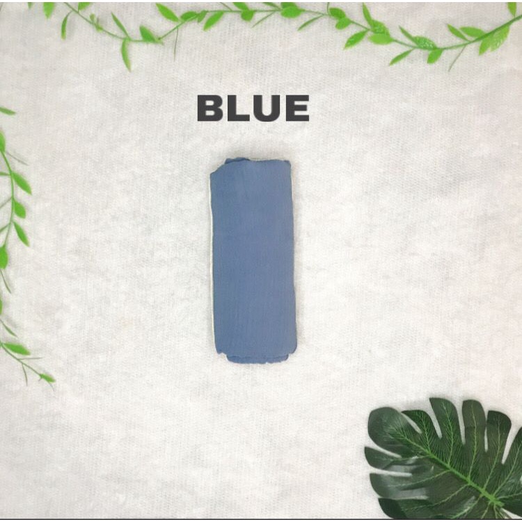 PASHMINA PLISKET LIDI  {90 X 180} AZARA-BLUE