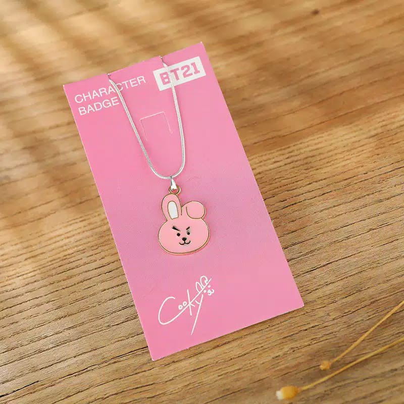 Kalung Rantai Liontin BT21 BTS KPOP