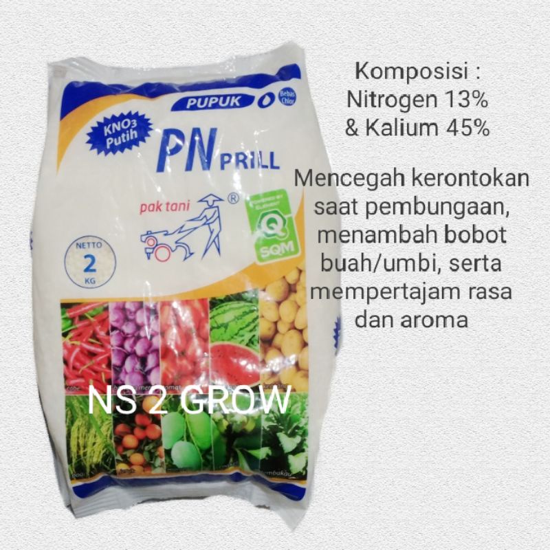 PUPUK KNO3 PN PRILL PUTIH PAK TANI
