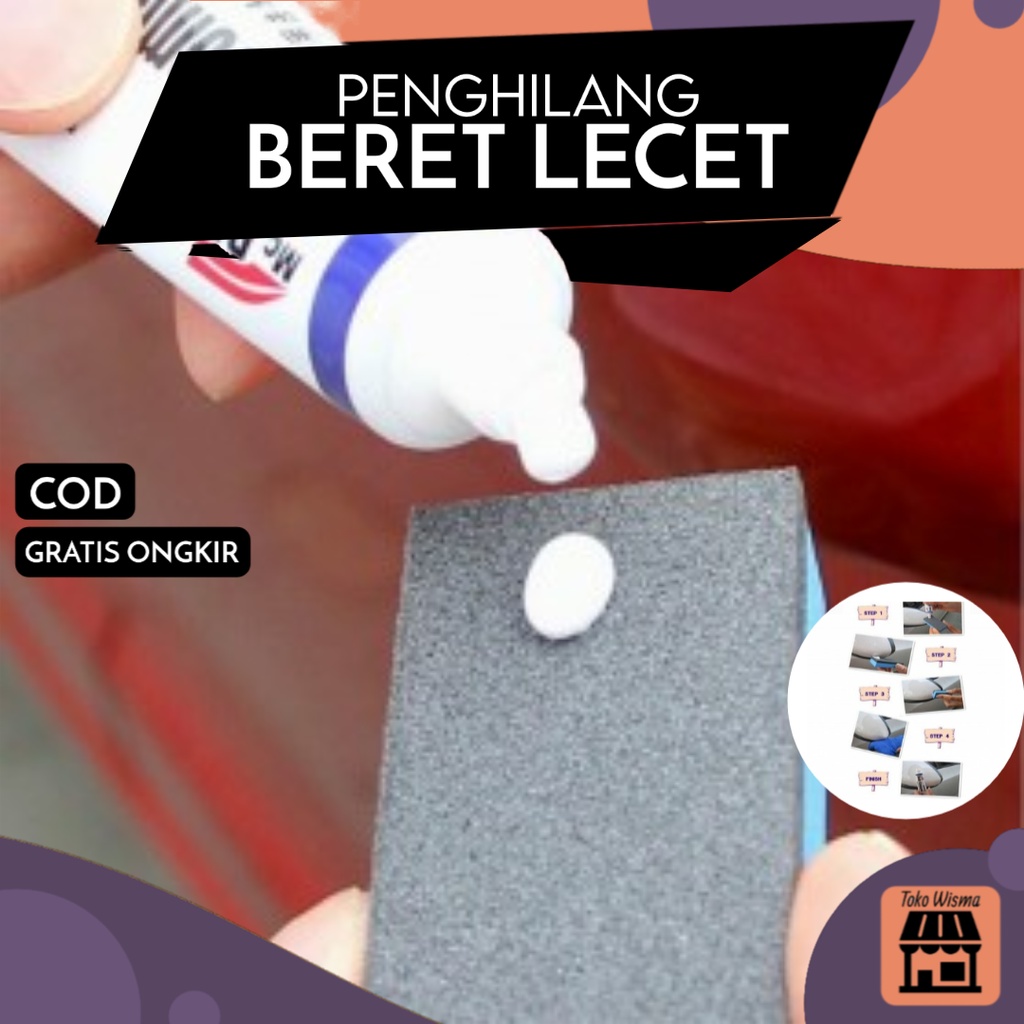 Penghilang Baret Lecet Mobil Compound Body Poles Kompon Poles Mobil Motor Penghilang Goresan Asli