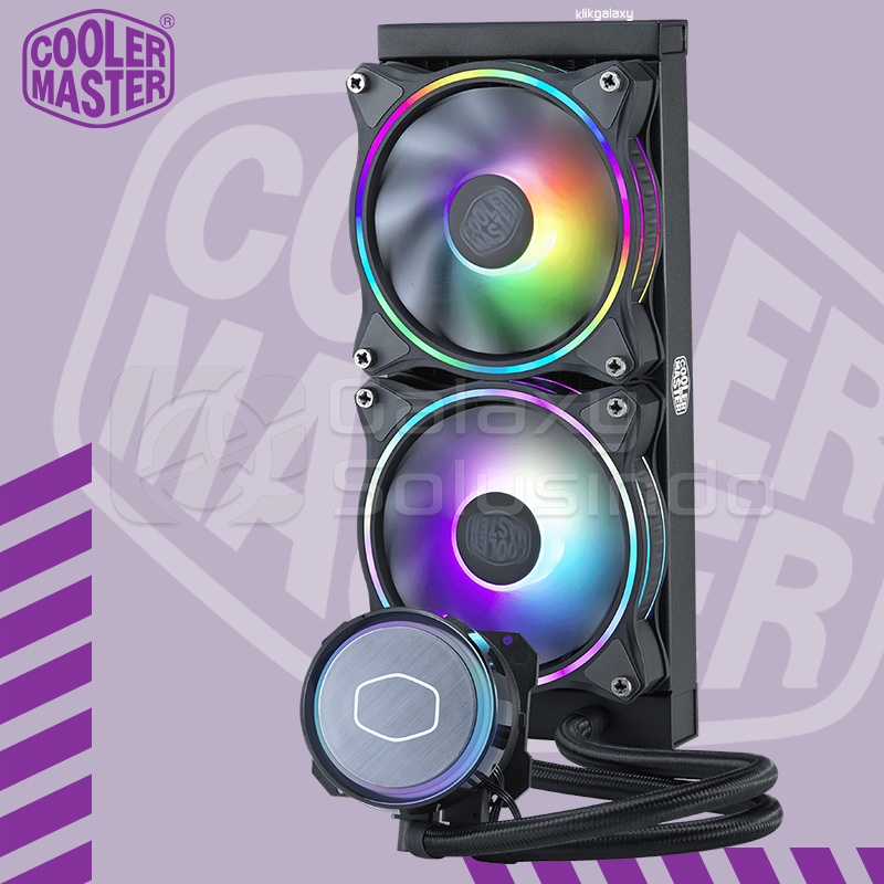 Cooler Master MasterLiquid ML240 Illusion Black Edition Addressable RGB Liquid CPU Cooler