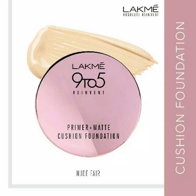 Lakme 9to5 Cushion Foundation - 01 Nude Fair