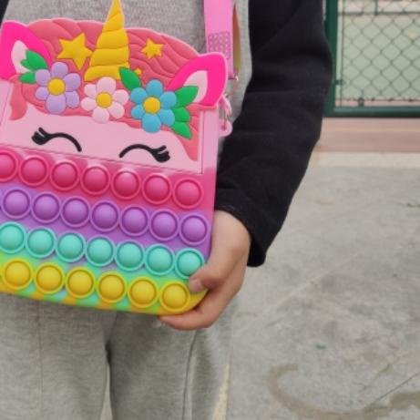 ☜ Tasgue - Tas Pop It Besar Tas Pop it Karakter Tas Selempang Pop It Tas Anak Tas Slempang Anak ✤