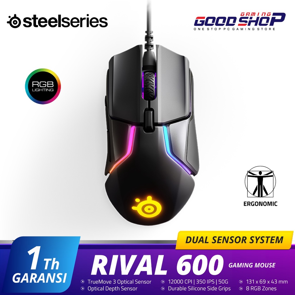 SteelSeries Rival 600 - Gaming Mouse