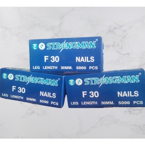 STRONGMAN NAILS F30 30MM ISI PAKU TEMBAK
