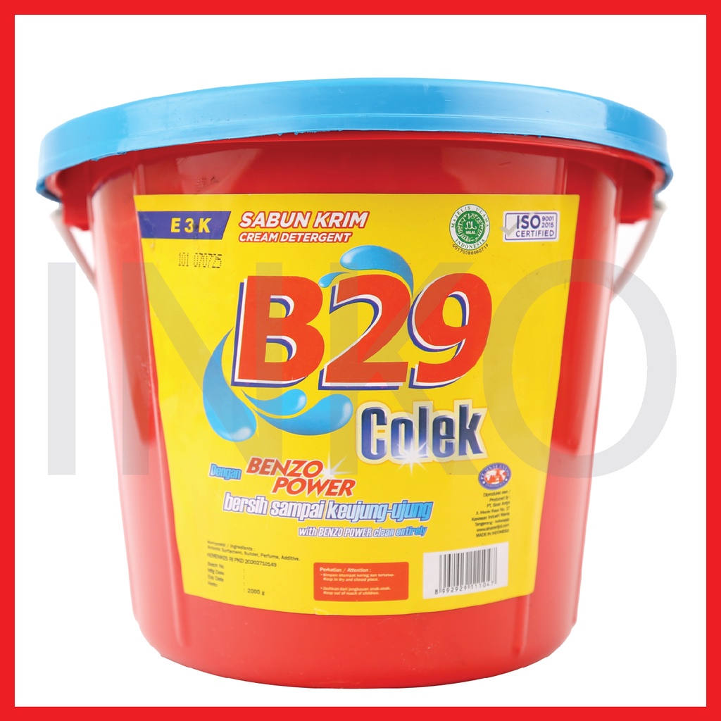 B29 SABUN COLEK PINTAR DENGAN BENZO POWDER E3K EMBER 2.25KG