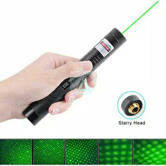 Green Laser Pointer 303 / Laser Jarak Jauh