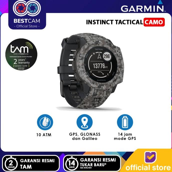 Garmin Instinct Tactical Camo Outdoor Gps Watch