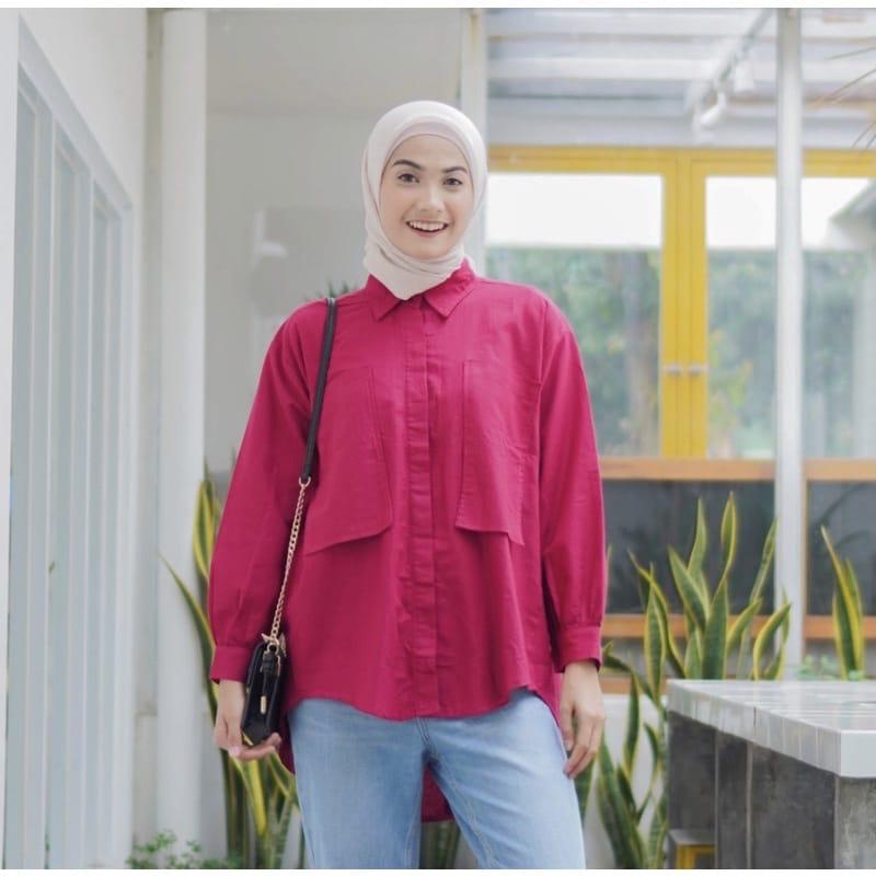 CUCI GUDANG!! Tini Blouse / Atasan Katun Poplin Premium