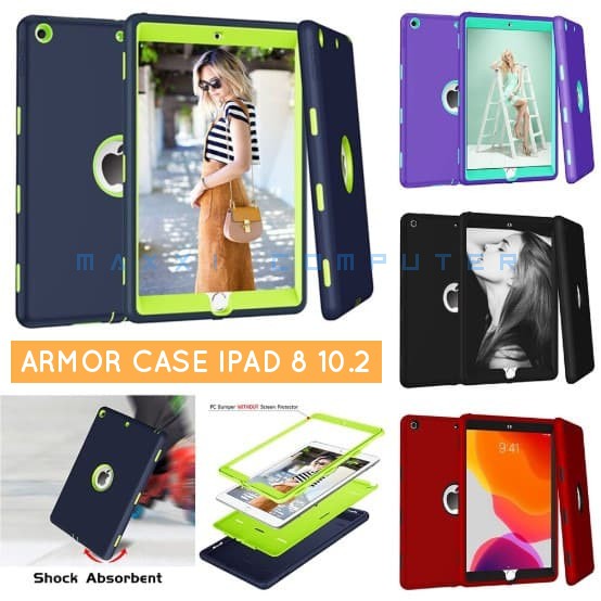 iPad 8 8th Generation 2020 10.2 8th Gen Armor Case Casing Cover Hardcase Softcase Ori Sarung Kesing
