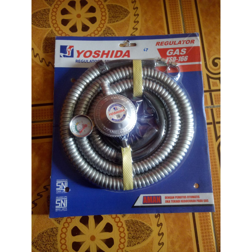Yoshida Regulator + selang Kompor Gas