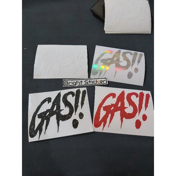 STICKER GAS CUTTING