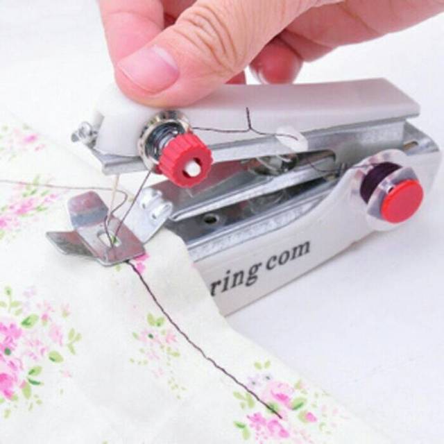 Mesin Jahit Tangan Mini Portable /Handy Sewing Machine Portable Kecil