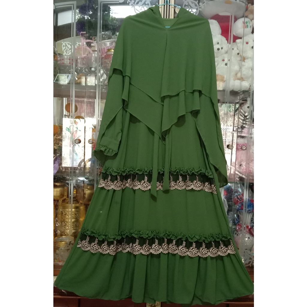 Gamis Syar'i Renda Kriwil