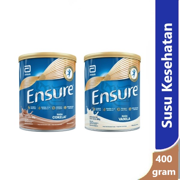 

Ensure Vanilla & Cokelat @ 400 gram - susu kesehatan