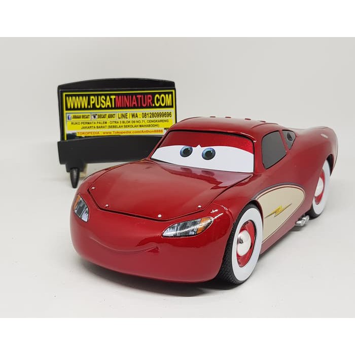 DISNEY PIXAR CARS CRUISING LIGHTNING McQUEEN - SKALA 24 - JADA - DIECAST