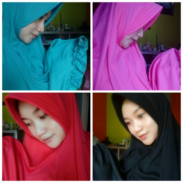Khimar pet Antem / Bergo / syari jumbo