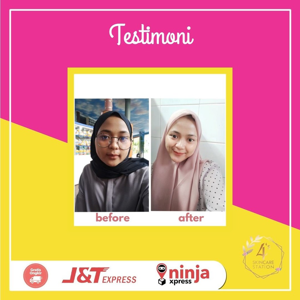 Marwah Skincare marwah krim malam e clinic Perawatan Pemutih Wajah Normal Glowing 2x Lebih Cerah /MARWAH PLATINUM-3