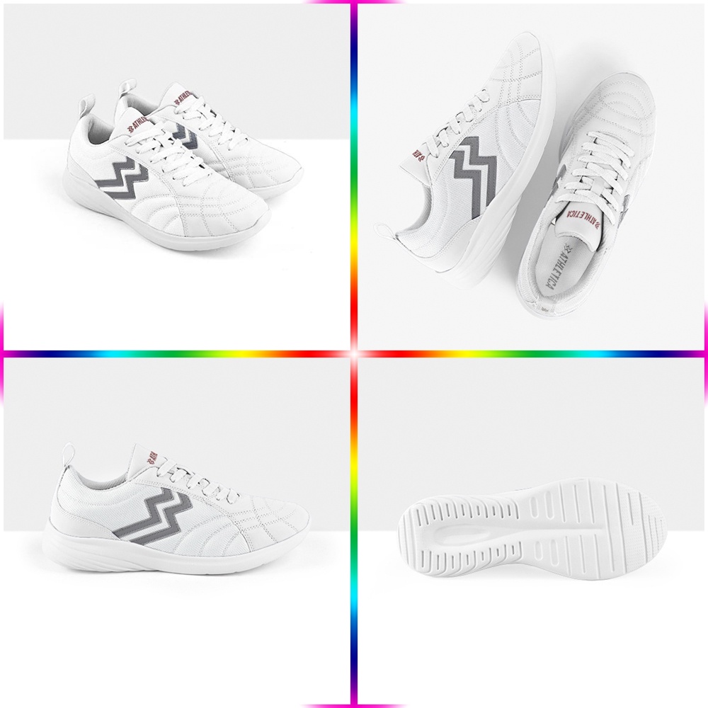 Sepatu Athletica Geoff Max  Calcio Black Blue White Running Olahraga Gmx Geof gmx