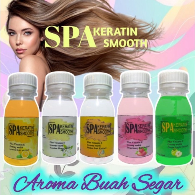 SPA KERATINE SMOOTH kemasan botol 80 gr HAIR MASK