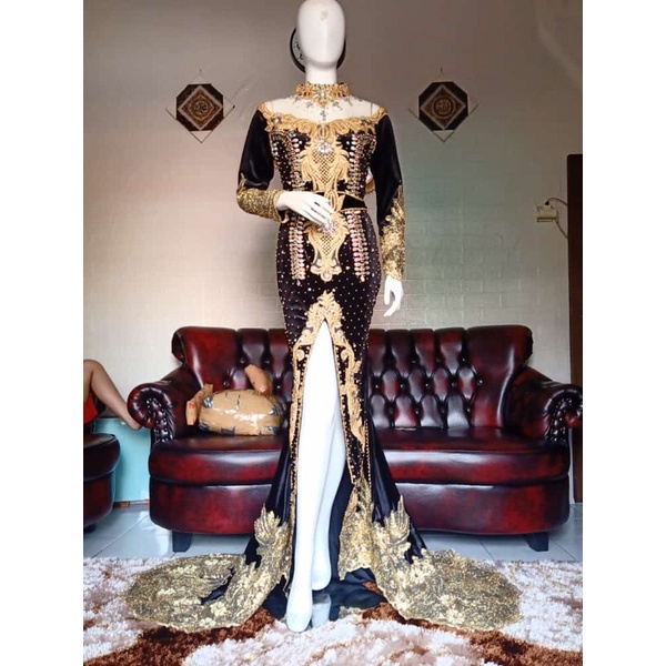 Bludru pengantin model duyung TERMURAH