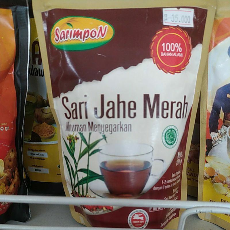 

sari jahe merah sarimpon