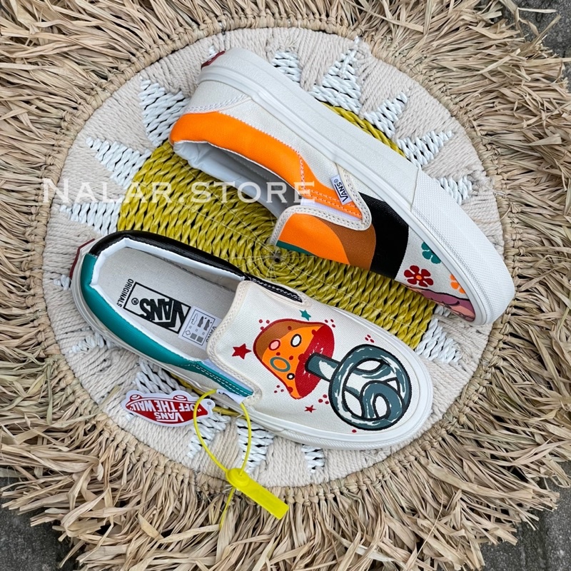 VANS SLIP ON X HIPPIE VASILY KANDINSKY || EXCLUSIVE RELEASE || IMPORT PRIA WANITA TERLARIS PREMIUM HIGHT QUALITY ||