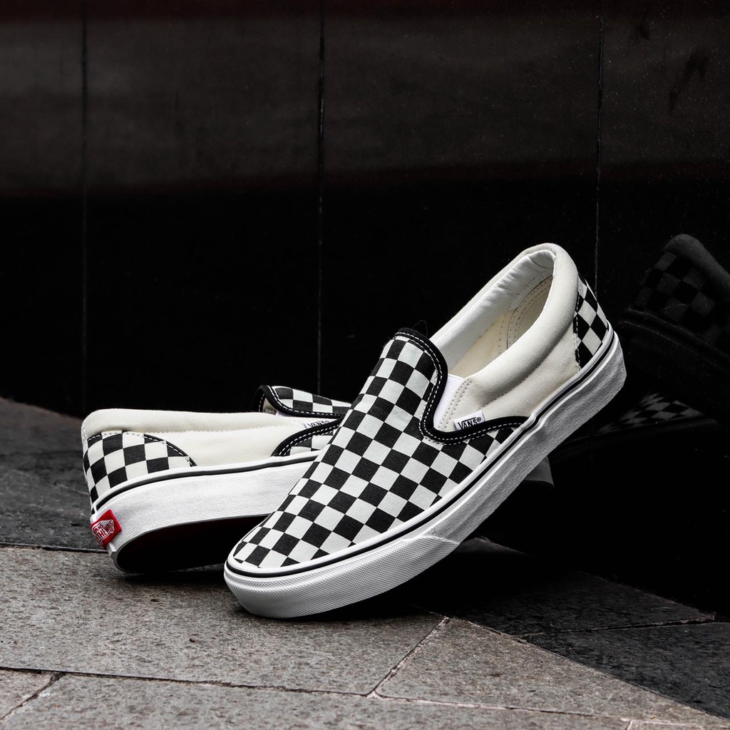 Vans Slip On Classic Checkerboard Black White BNIBWT