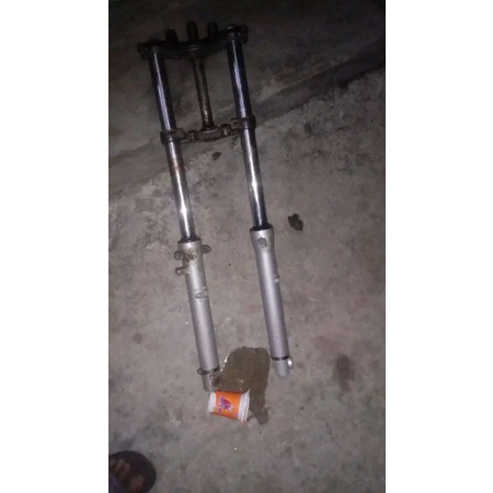 shok depan original megapro