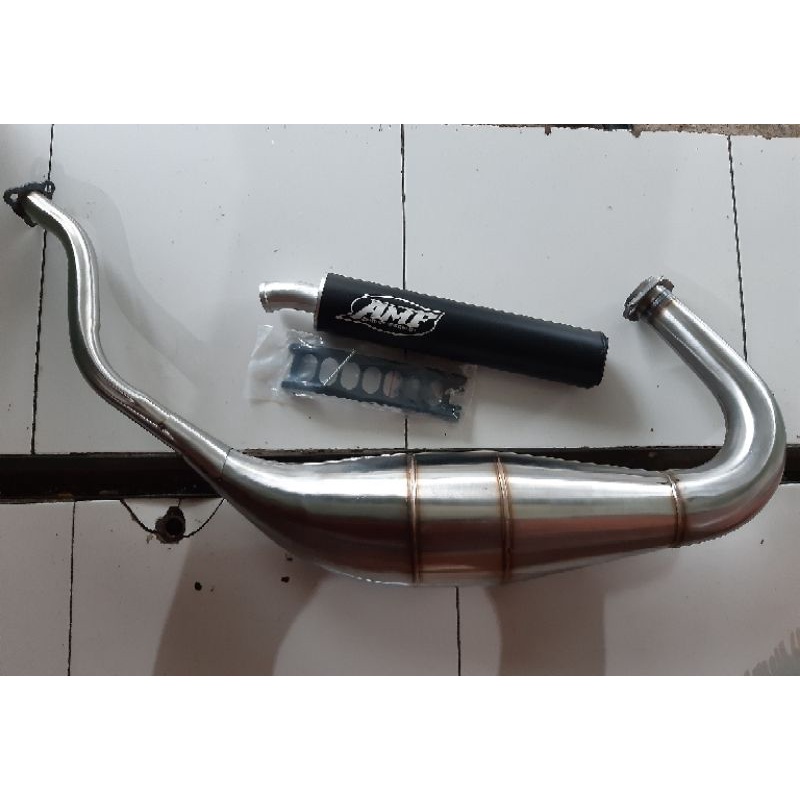 knalpot AMF EXHAUST Kawasaki ninja r ss rr krr 150 type press super cobra