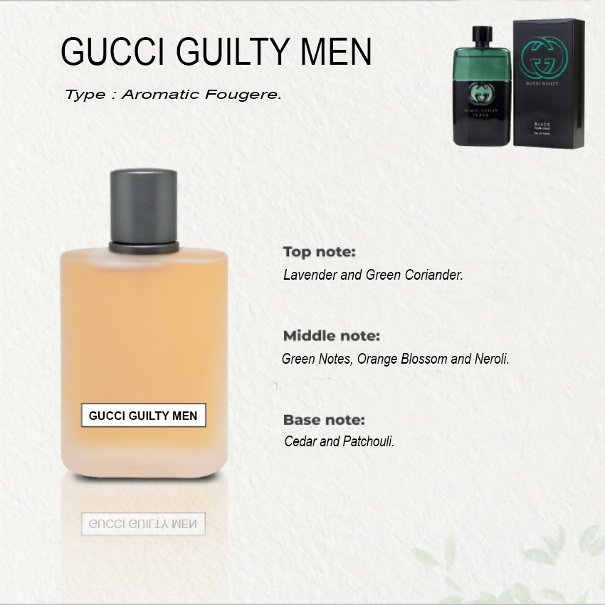 Parfum Refill GUCCI GUILTY MEN