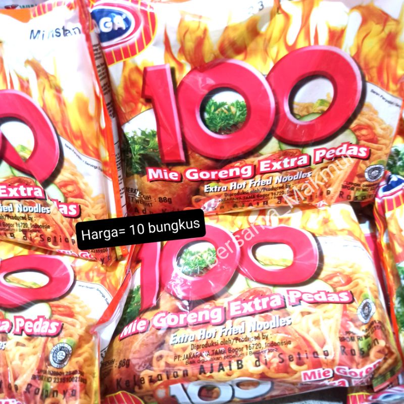 

Mie Goreng GAGA 100 Extra Pedas (10 bungkus mie 100)