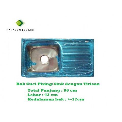 Bak Cuci Piring / Sink 9643 merk. walnut sink