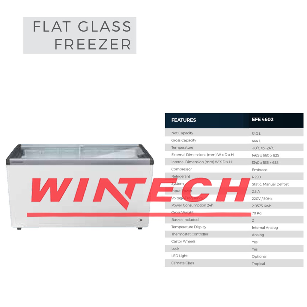 Jual Liebherr Efe Flat Glass Freezer Box Pendingin Freezer Shopee Indonesia