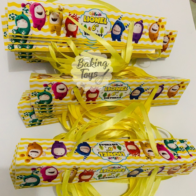 

Label Goodie bag / Kantong Bingkisan Snack Ulang Tahun / Birthday Oddbods