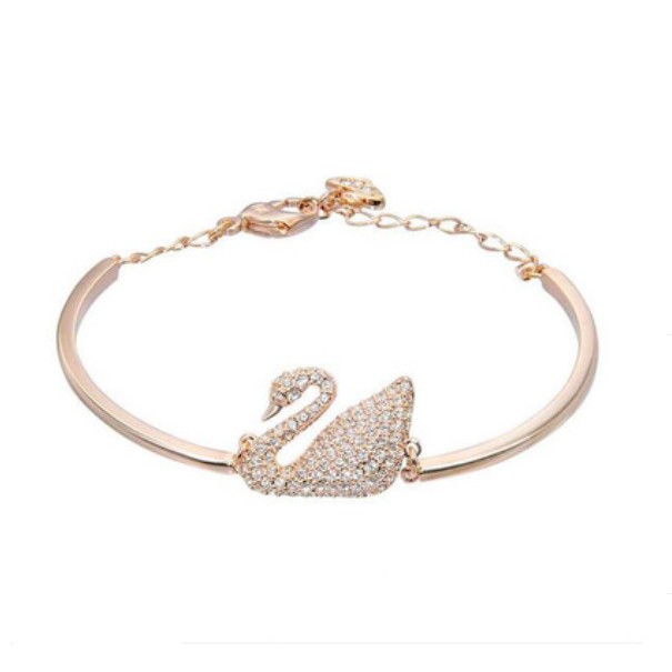 Gelang Tangan Wanita SWAN Korea Eropa Fashion Women Bangle Bracelet Berlian Diamond Swarovski