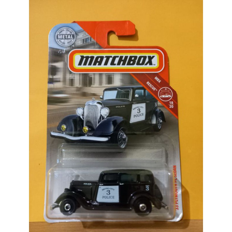 Matchbox '33 Plymouth PC Sedan