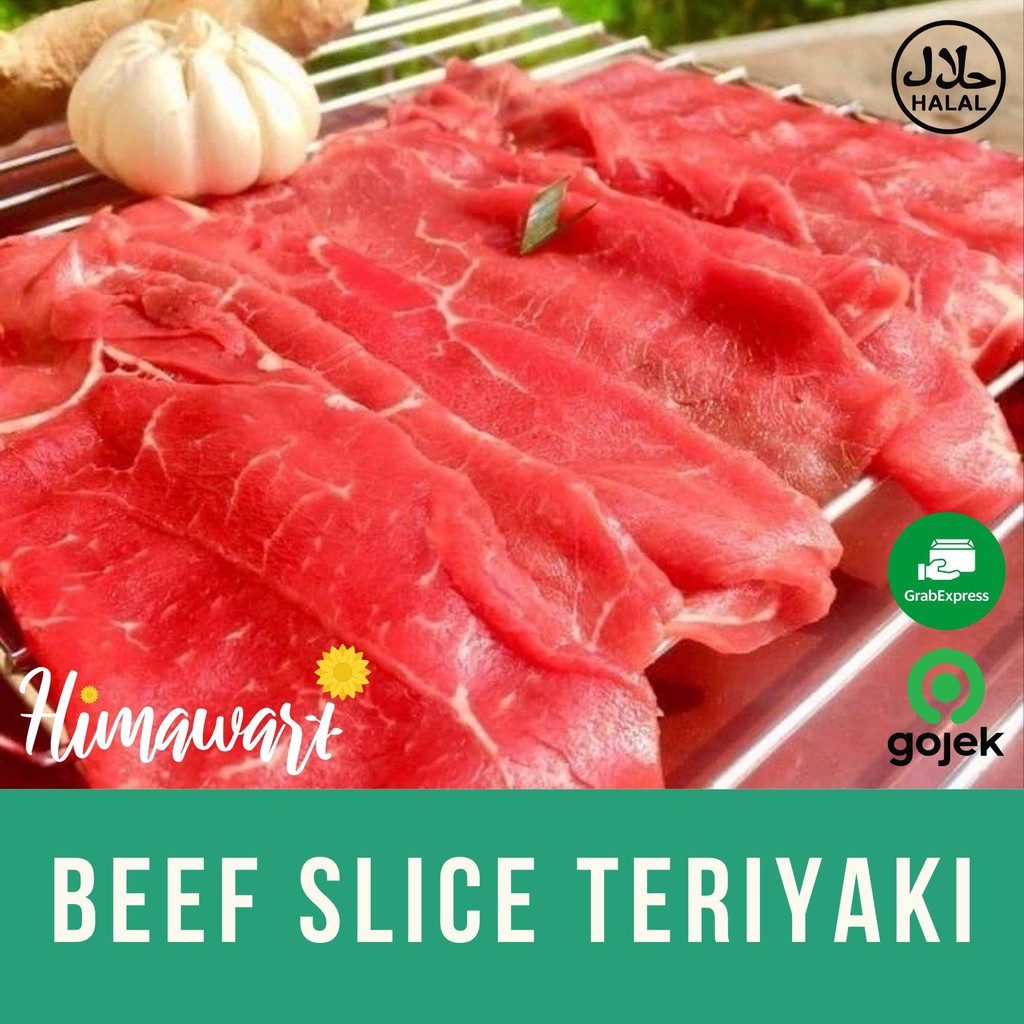 

DAGING SLICE POTONGAN TIPIS IMPOR UNTUK TERIYAKI YAKINIKU - 500 gram (LOW FAT)