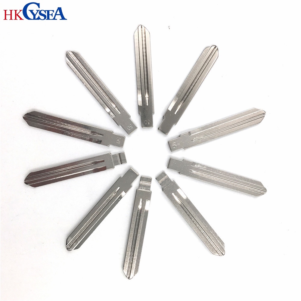 10 Pcs / lot Kunci Remot Kontrol Pengganti Model Flip Bahan Metal HY15 50 KD / JMD / VVDI# Casing Untuk Hyundai Elantra