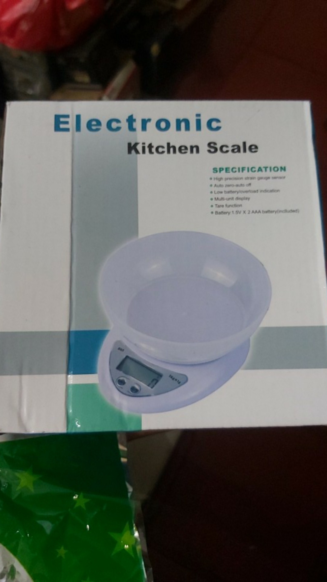 Nagada Timbangan Digital Mangkok 5kg/1g / Electronic Kitchen Scale 5kg X 1g