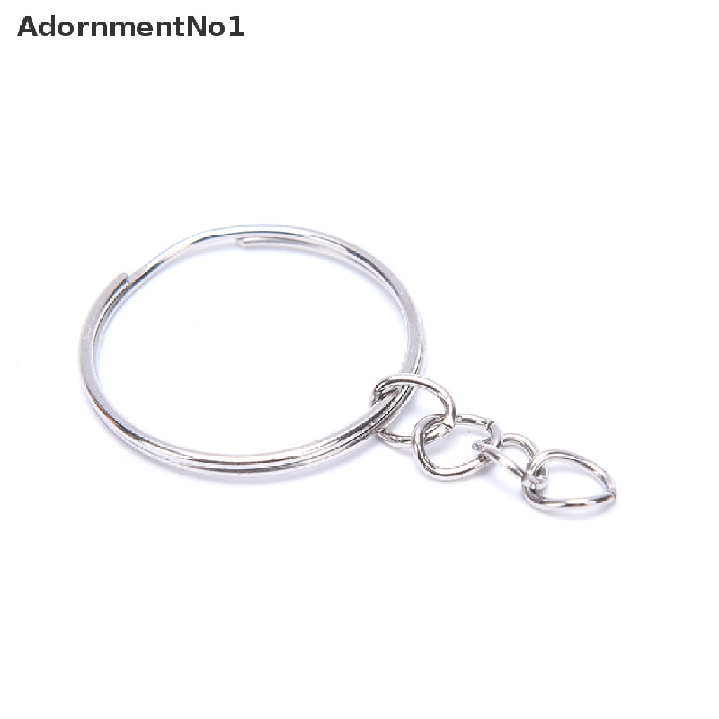 (AdornmentNo1) 150pcs / Set Gantungan Kunci Ring + Sekrup + Pin Mata Untuk Aksesoris DIY