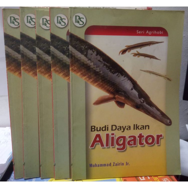 Buku BUDI DAYA IKAN ALIGATOR. IKAN HIAS ALIGATOR - IKAN PREDATOR