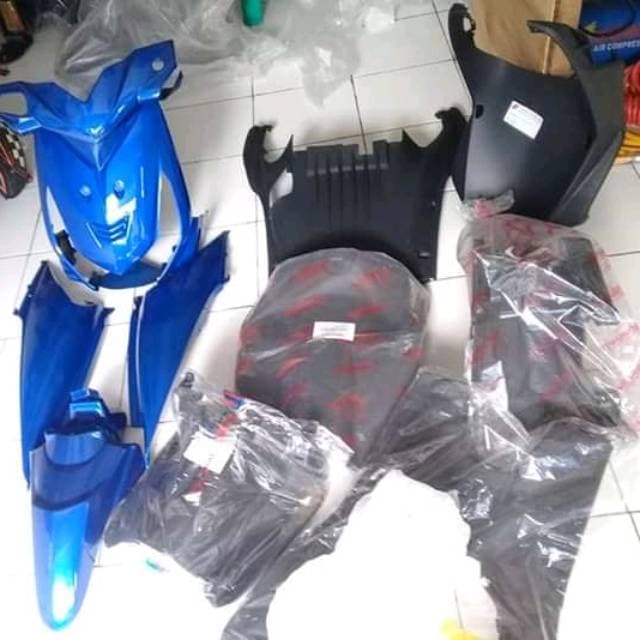 PROMO Full body beat karbu biru - full body 1set honda beat karbu biru