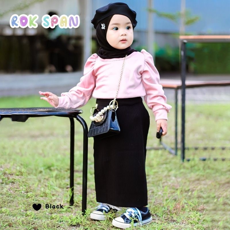 Rok Span Rajut Anak Premium / Usia 1-5 Tahun Rok Span Rajut Anak kekinian - Rok Sepan Rajut Anak Premium