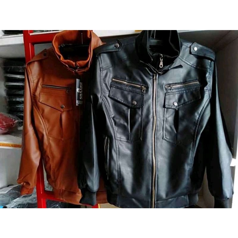 Jaket Motor Pria Kulit Semi Jaket Pria Casual Jaket Touring Elegant Jaket Model terbaru Jaket Kulit Asli New